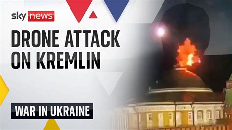 Drones attack Moscow city center; Kremlin blames Ukraine